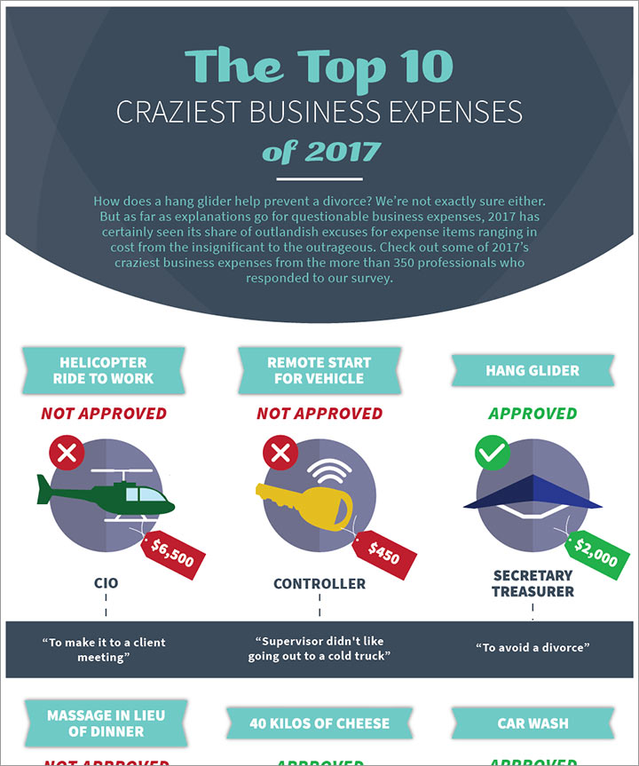 Top 10 Craziest Business Expenses 2017