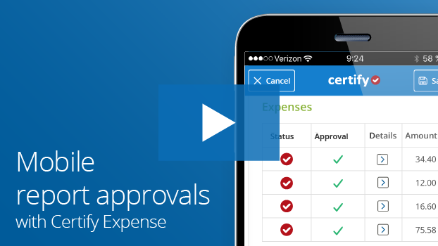 Certify Mobile Approval