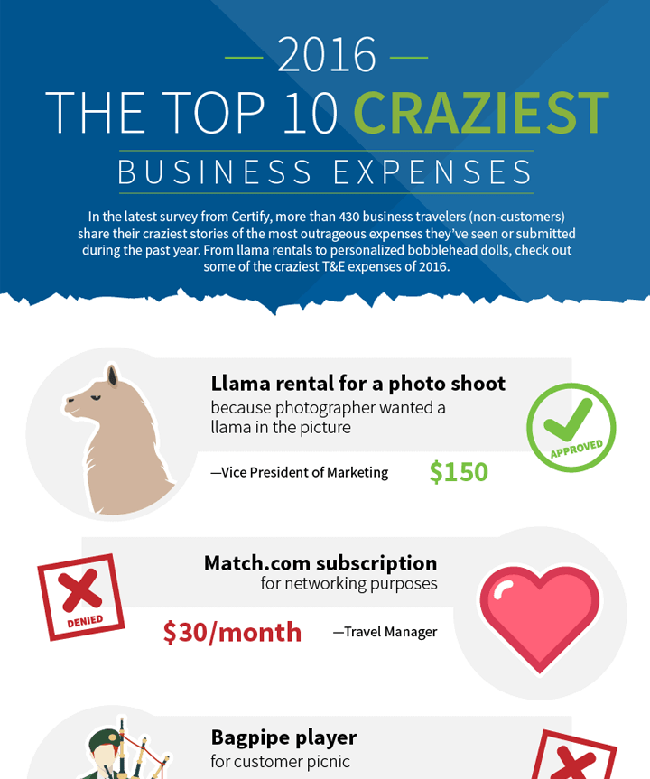 Top 10 Craziest Expenses of 2016